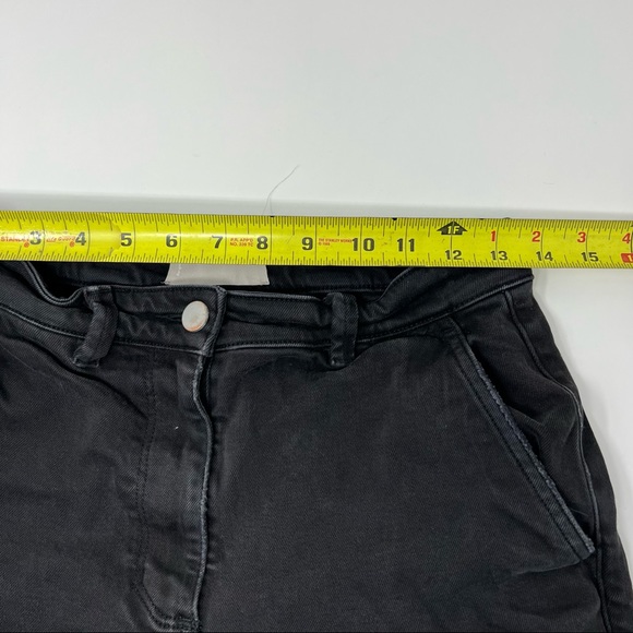 3 for $50 SALE! Everlane Black faded Wide Leg denim cotton Jeans 2 or 27 - Picture 6 of 12